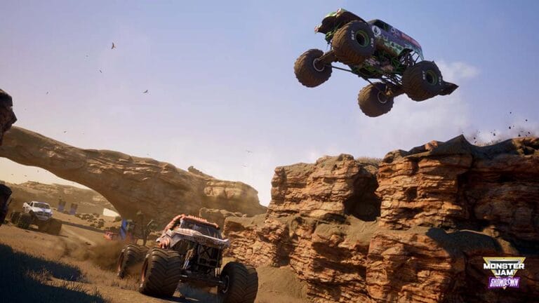 Met vette Monstertrucks racen in de onthullingstrailer van Monster Jam Showdown