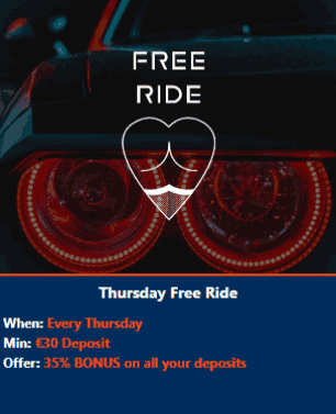 Free Ride bonus BOF Casino