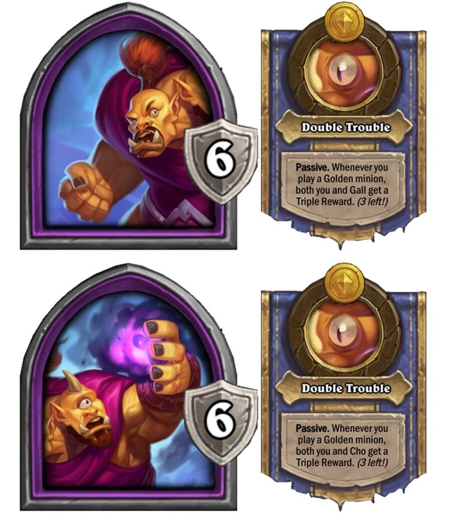HS Battlegrounds Cho and Gall