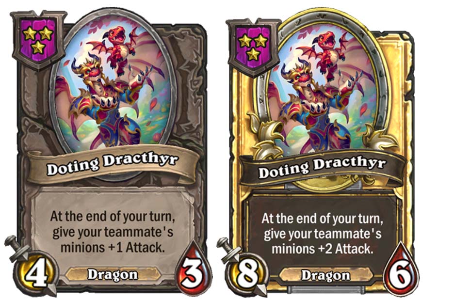 HS Battlegrounds Doting Dracthyr