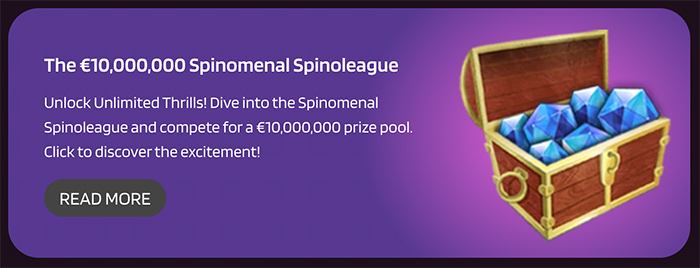 Happy Slots Casino Spinomenal Spinoleague Bonus