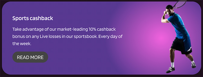Happy Slots Casino Sports cashback bonus
