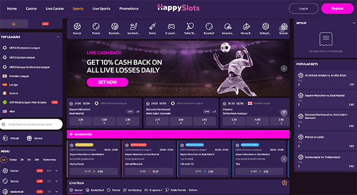 Happy Slots Casino Sportsbook