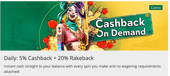 Qbet Casino Cashback