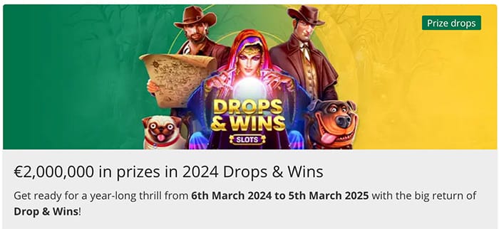 Qbet Casino: €2.000.000 aan prijzen in 2024 Drops & Wins