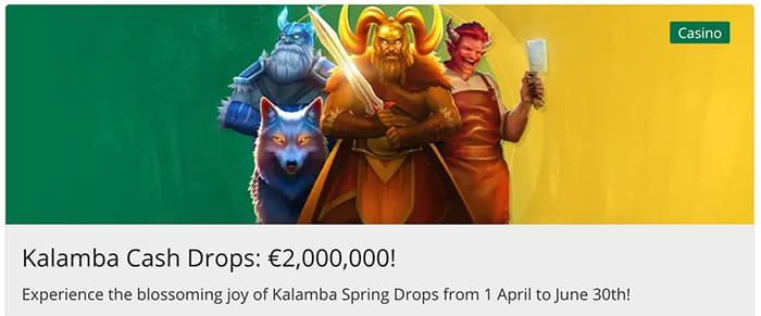 Qbet Casino: Kalamba Cash Drops