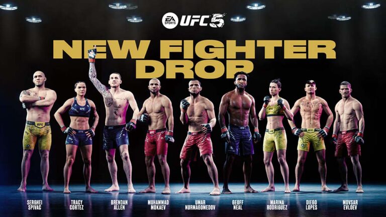 EA Sports UFC 5 krijgt heel veel nieuwe vechters in de vorm van gratis updates in de komende weken
