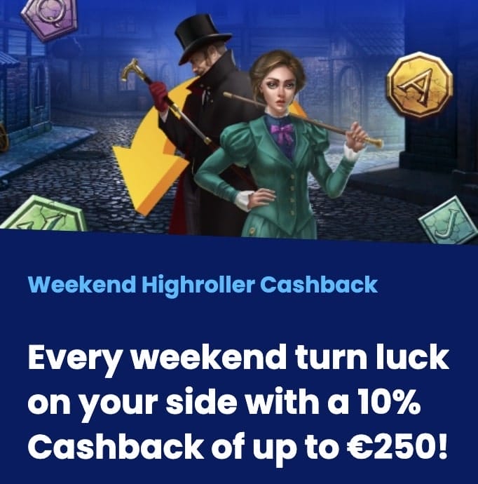 Weekend Highroller Cashback bonus betnflix