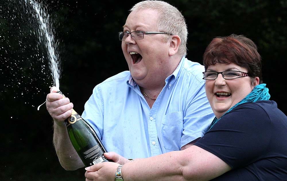 Winning lottery UK