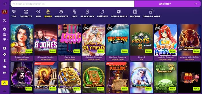 jacktop casino slots