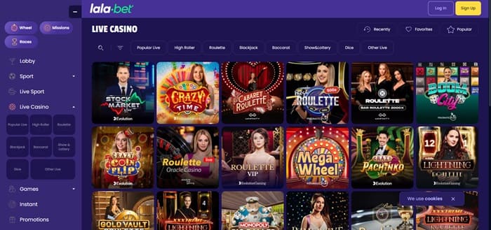 lalabet live casino
