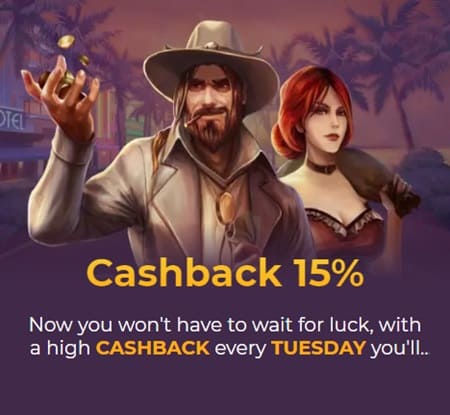 wizebets casino cashback bonus