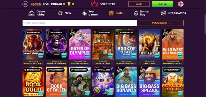 wizebets casino slots