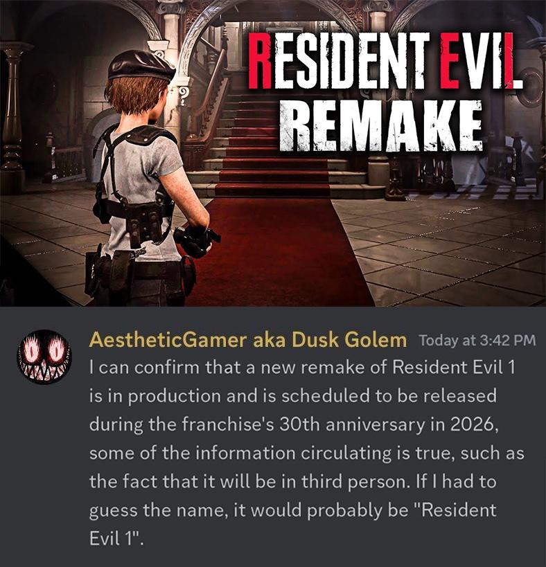 Dusk Golem RE1 Remake