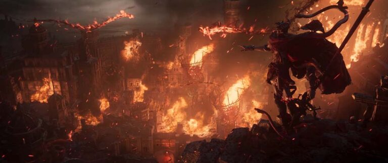 Het land van de schaduw in de story trailer van Elden Ring: Shadow of the Erdtree