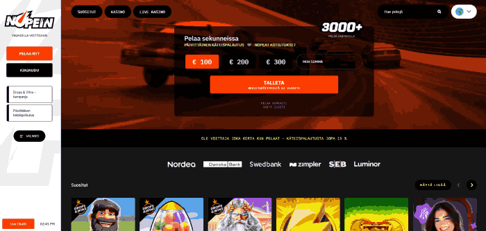 Nopein: Nettikasino ilman veroja