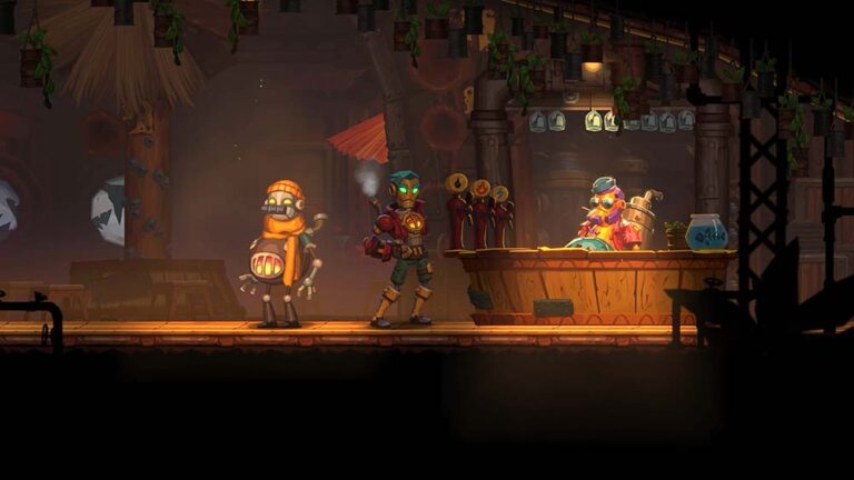 Check hier de story deep dive gameplay video van SteamWorld Heist II