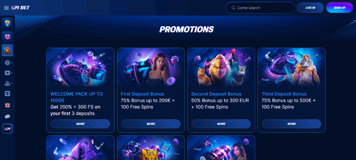 bonussen bij BM.bet online casino