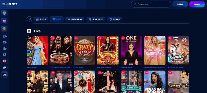 Geniet van live casino spellen op BM.bet