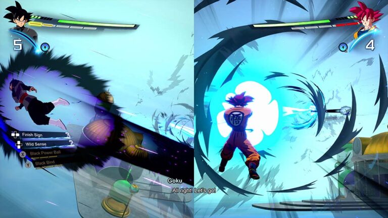 De verschillende modi kort in beeld in de nieuwe video van Dragon Ball Sparking Zero waaronder splitscreen