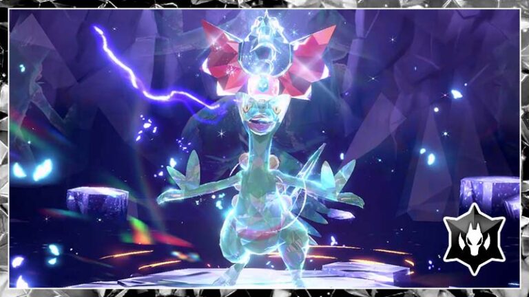 Sceptile met de Mightiest Mark nu te vangen in Raid Battles in Pokémon Scarlet en Pokémon Violet