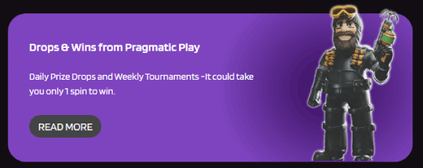 Pragmatic Play Drops & Wins bij Punterz.