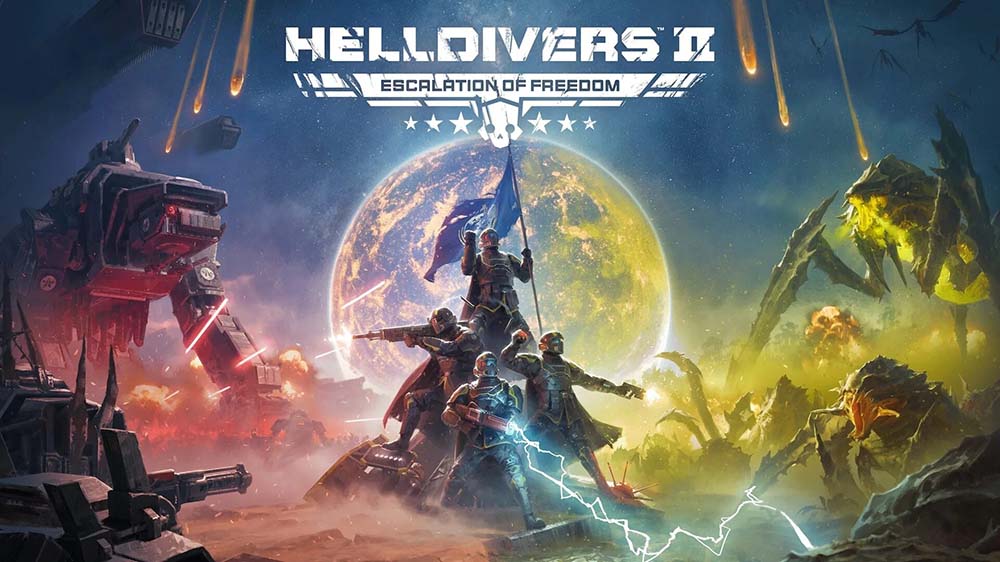 Helldivers 2 - Escalation of Freedom Key Art