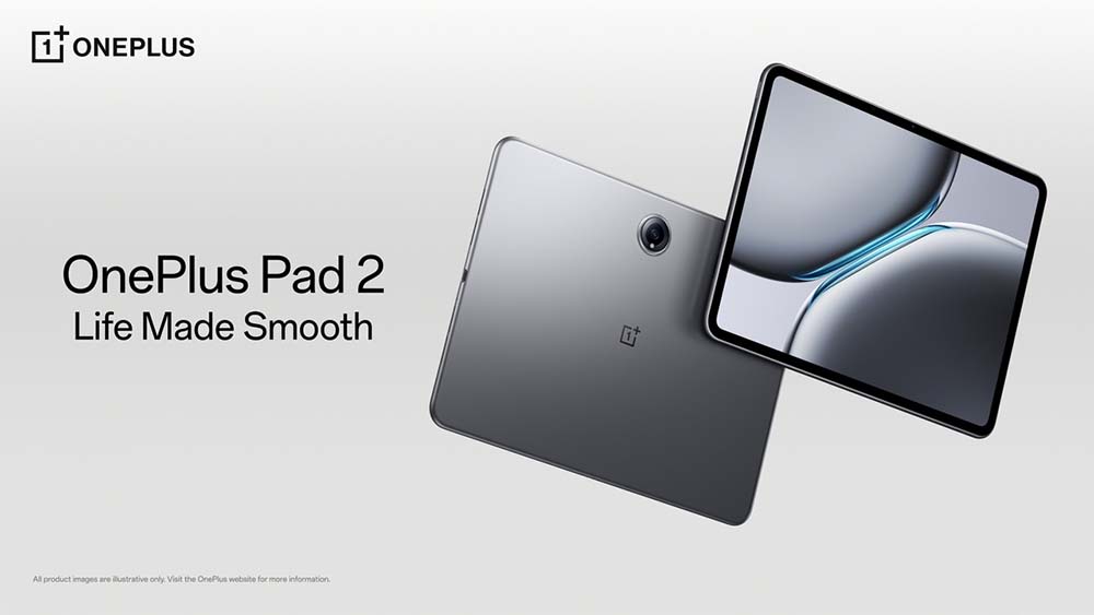 Oneplus Pad 2 front and back