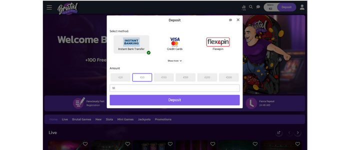 brutal casino storten