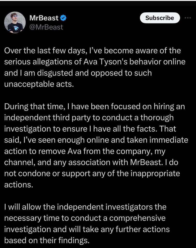 response-from-mrbeast