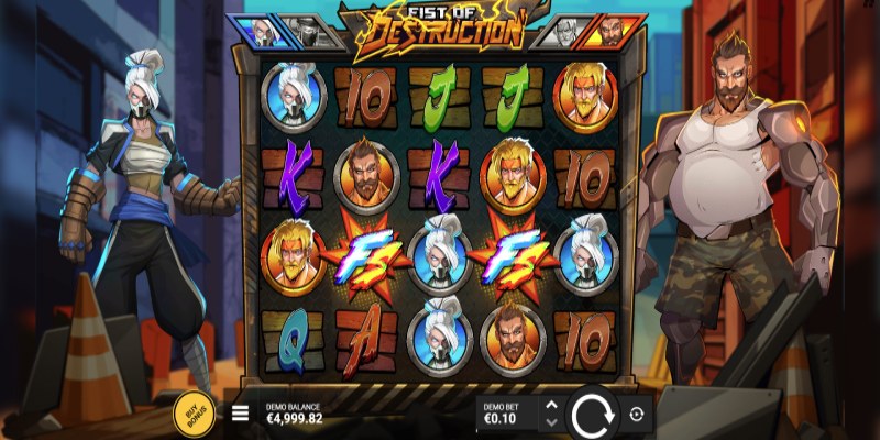 Nedergaming: Fist of Destruction by Hacksaw Gaming