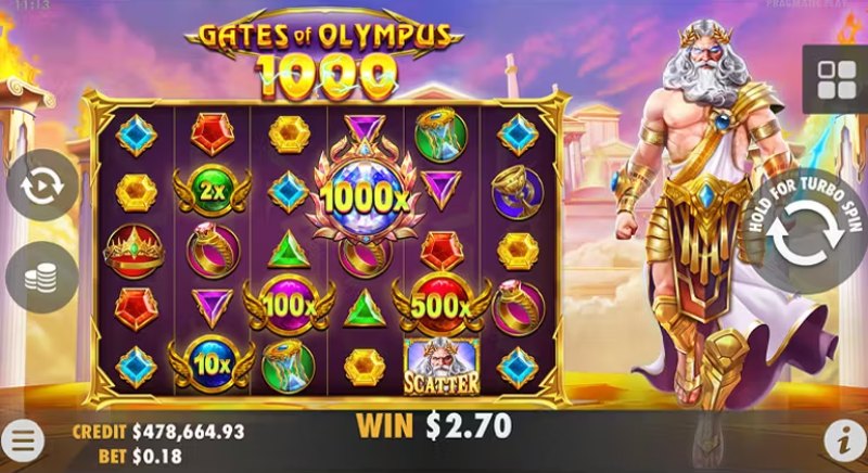 Nedergaming: Gates of Olympus 1000 by Pragmatic Play