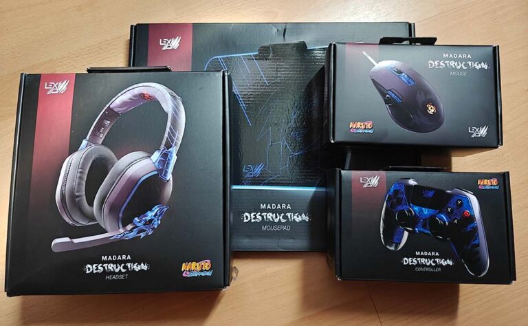 Review: Lexip Naruto Shippuden Madara Destruction gaming accessoires set