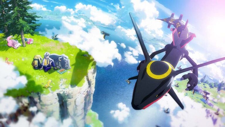 Legendarische Shiny Rayquaza dit weekend te vangen in Tera Raid Battles in Pokémon Scarlet en Pokémon Violet