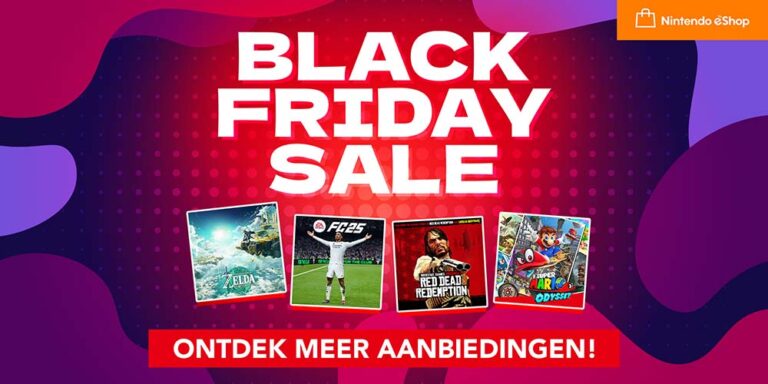 Black Friday Sale in de Nintendo eShop begonnen met kortingen op first party games waaronder Mario, Metroid en Zelda