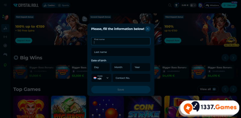 Verifieer je account crystal roll blackjack casino 