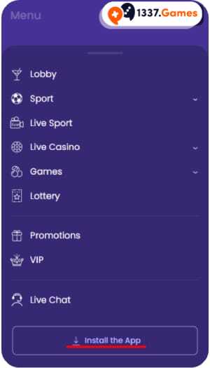 Lalabet app installeren