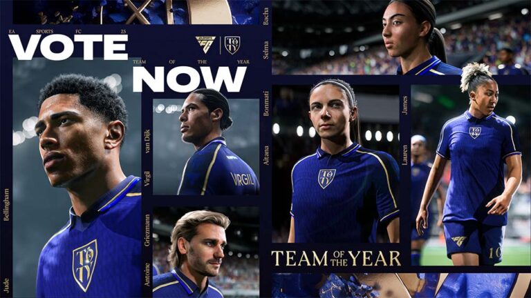 Stem op EA Sports FC 25 team van het jaar (TOTY)