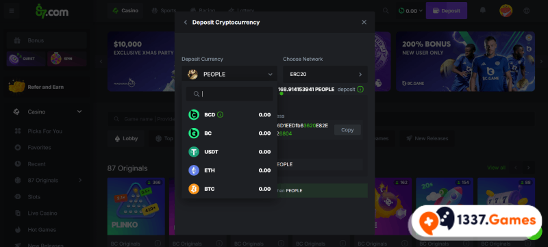 Registreer bij casino zonder KYC met crypto