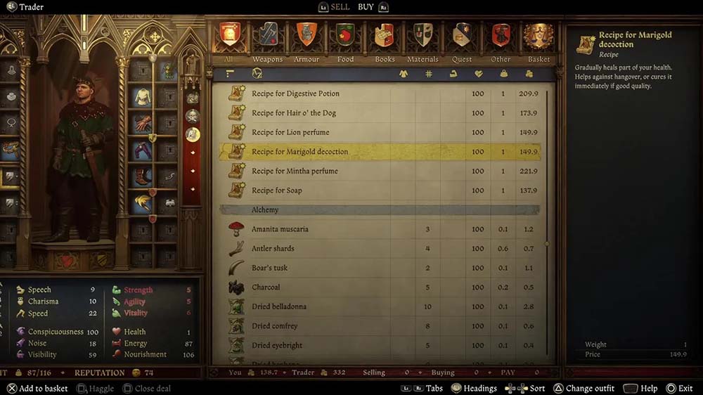Kingdom Come Deliverance 2 potions