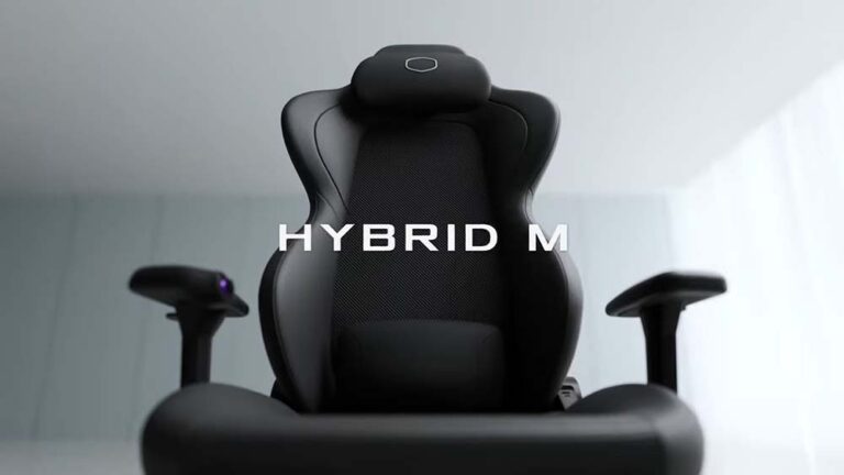 Cooler Master kondigt de Master Hybrid M aan, een gamingstoel met een ingebouwde massagefunctie