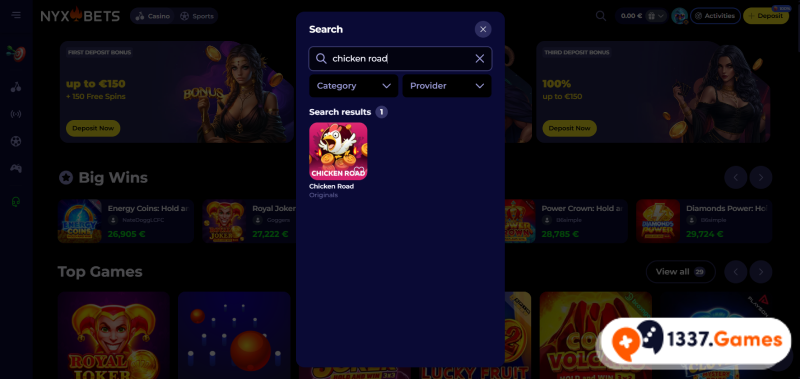 Chicken Road spelen bij casino