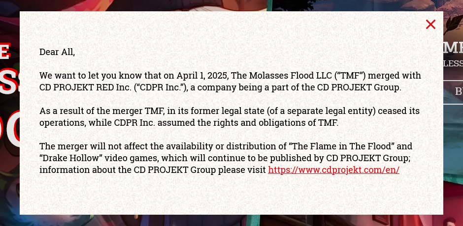 TMF Fusie CD Projekt Red