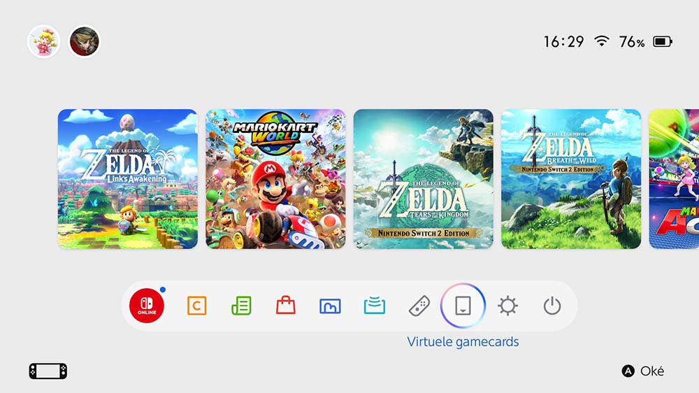 Nintendo Switch 2 Menu