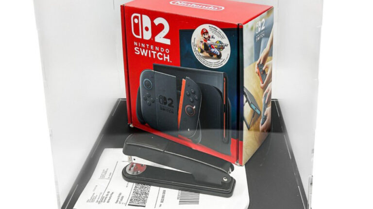 GameStop veilt beruchte Nintendo Switch 2-nietmachine voor 250.000 dollar