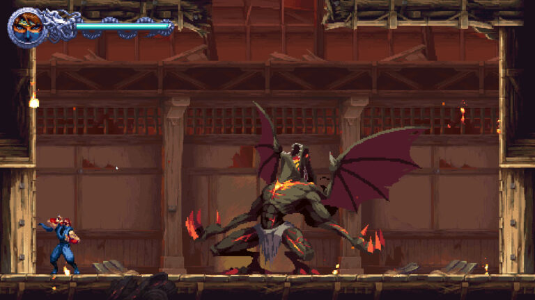 Check hier 14 minuten aan hack and slash gameplay van Ninja Gaiden: Ragebound