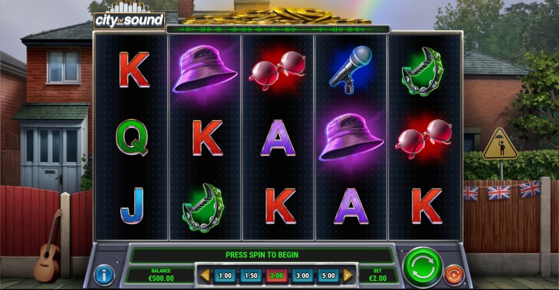 City of Sounds slot - Play'n GO