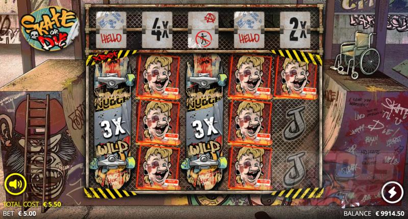 Skate or Die slot - Nolimit City