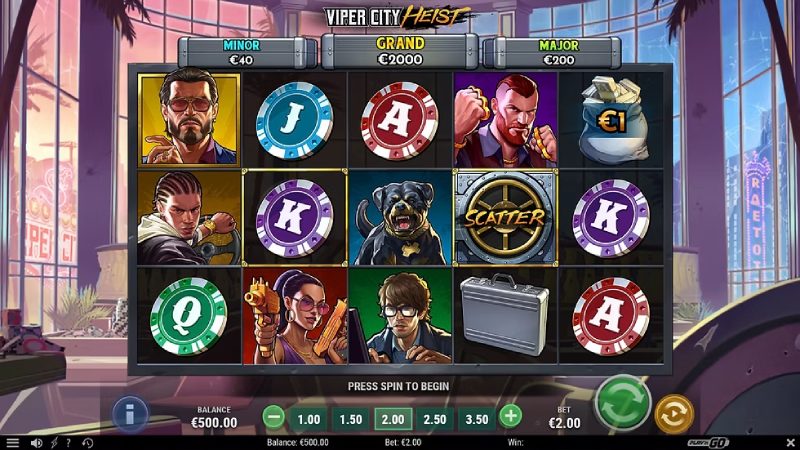Viper City Heist slot - Play'n GO