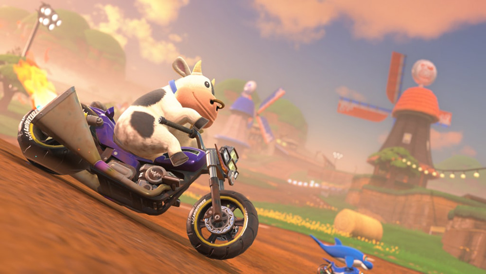 Mario Kart Word Koe-personage